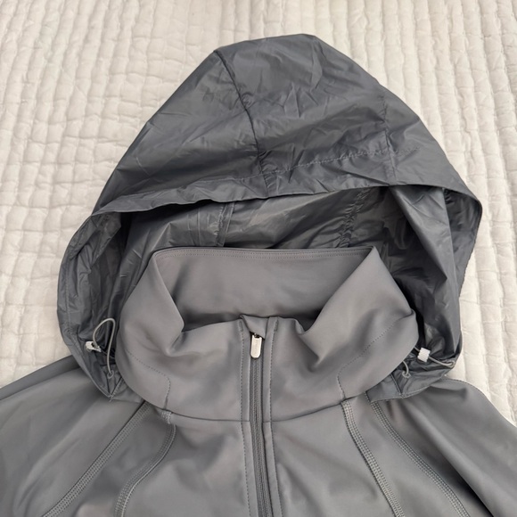 Athleta Gray Hooded Interval Jacket - Picture 2 of 5